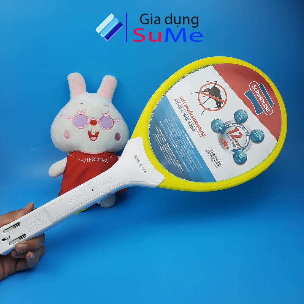 Vợt muỗi, đánh muỗi sạc pin tích điện cao cấp bắt muỗi hiệu quả an toàn