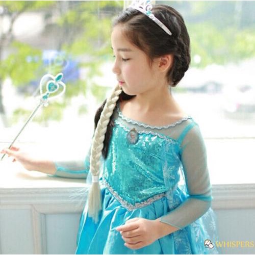 Bộ Đồ Hóa Trang Công Chúa Anna Elsa Xinh Xắn Cho Bé Gái Từ 3-8 Tuổi