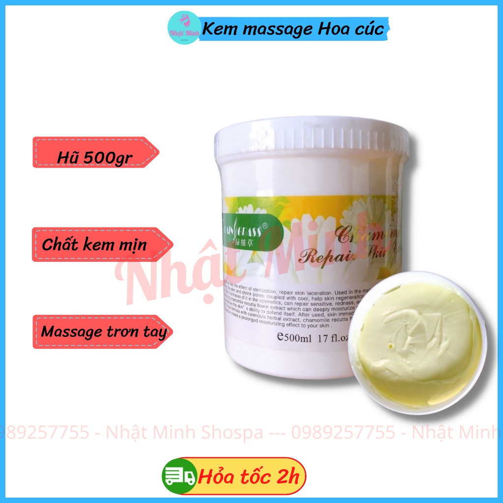 Kem massage mặt Hoa Cúc cho spa | Kem massage Hoa Cúc 500g