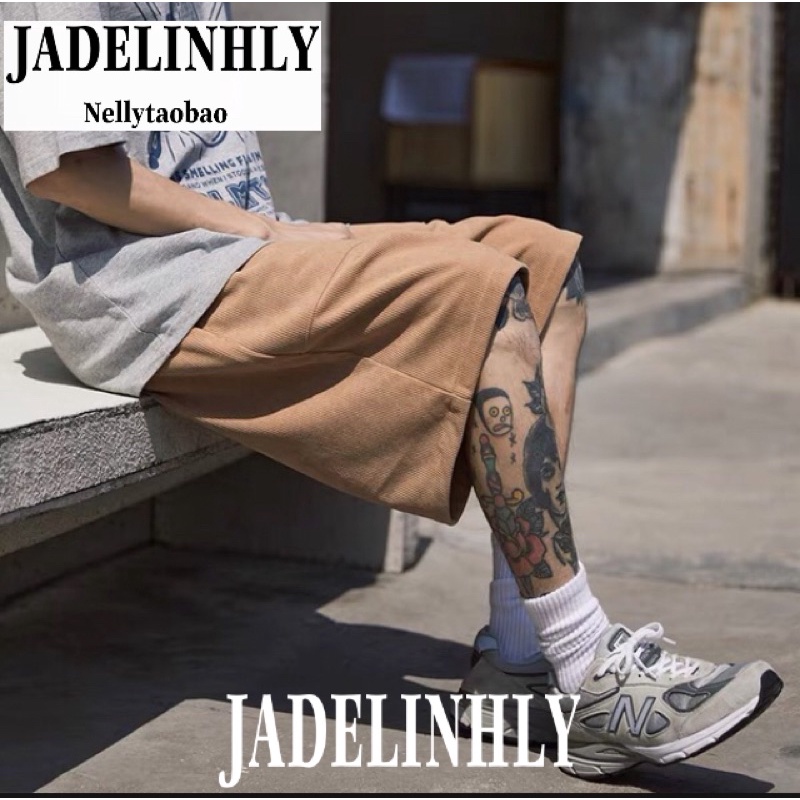 Quần đùi nelly nỉ chất dày dặn sale (có sẵn) vân dọc trơn