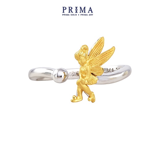 PRIMA Nhẫn Vàng 24K &amp; 14K - BST Fairy Collection - Hình Thiên Thần May mắn - 112R0678