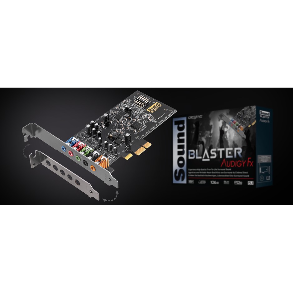 [Mã SKAMPUSHA7 giảm 8% đơn 250k]Card Âm Thanh Creative Sound Blaster Audigy Fx 5.1 - Hàng Chính Hãng