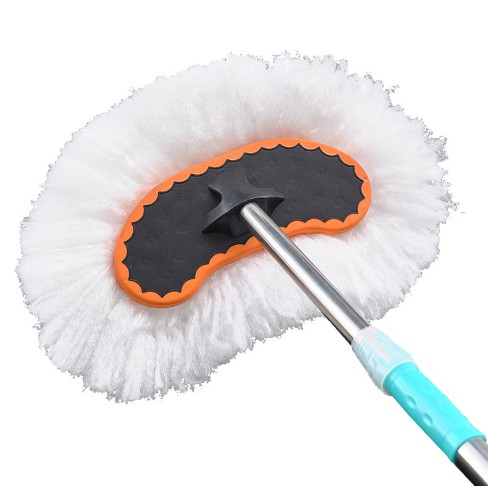 Chổi rửa xe ô tô sợi tơ mềm cán dài có thể điều chỉnh 100cm