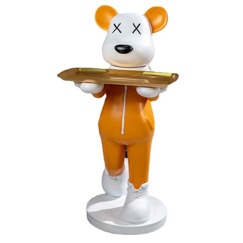 Gấu beabrick  tượng beabrick bê đỡ khay  bồi bàn cute - Sang trọng  - Hiện đại - Thời thượng