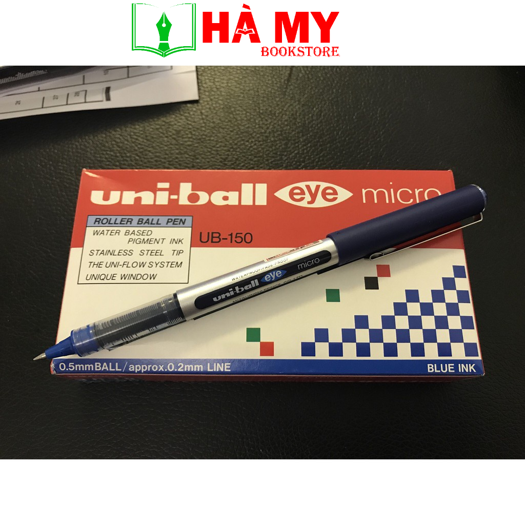 1 Cây Bút ký tên Uniball UB 150 0.5mm Viết ký tên cao cấp Đủ 3 màu Xanh - Đỏ - Đen