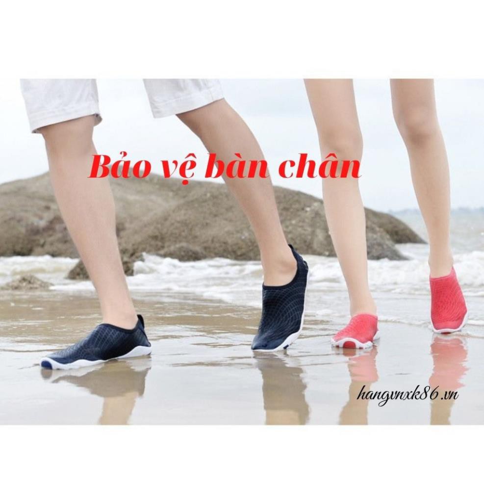 Giày đi biển, giày đi bơi, đế cao su co giãn, siêu ôm, chống trơn trượt, bảo vệ chân khỏi vật sắc nhọn -h91