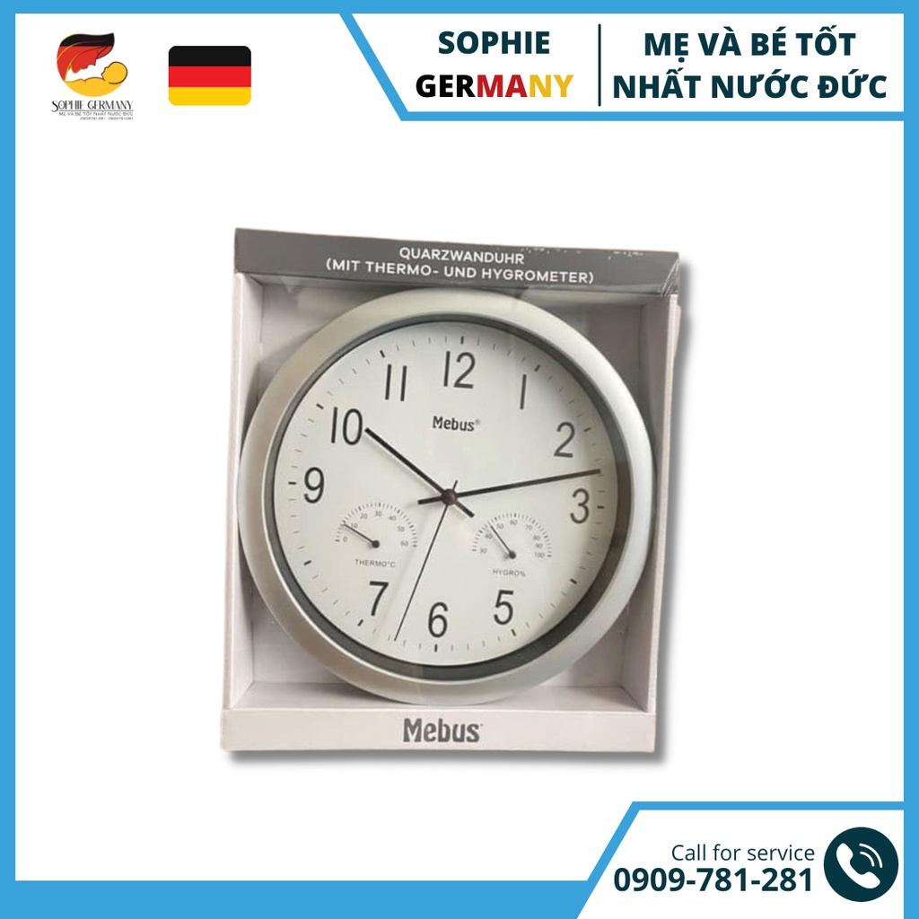 Đồng hồ treo tường Mebus chính hãng nội địa Đức