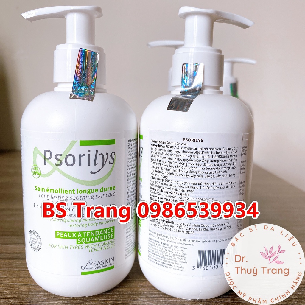 [TEM CHÍNH HÃNG] NHŨ TƯƠNG PSORILYS 200ML