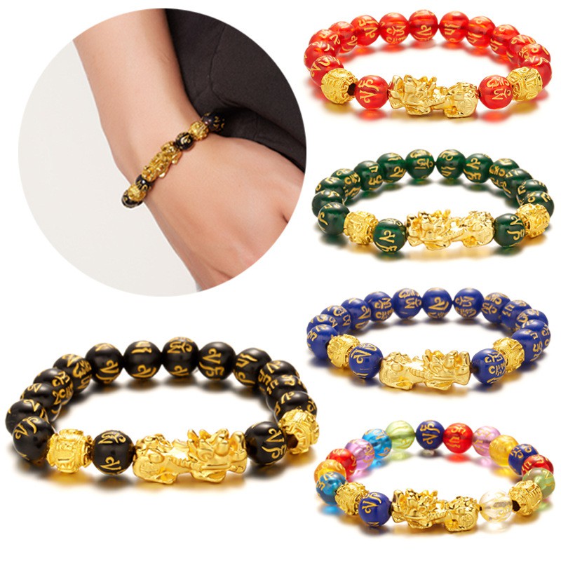 Gmai Vòng Tay Hạt Pixiu May Mắn Thời Trang Cho Cặp Đôi