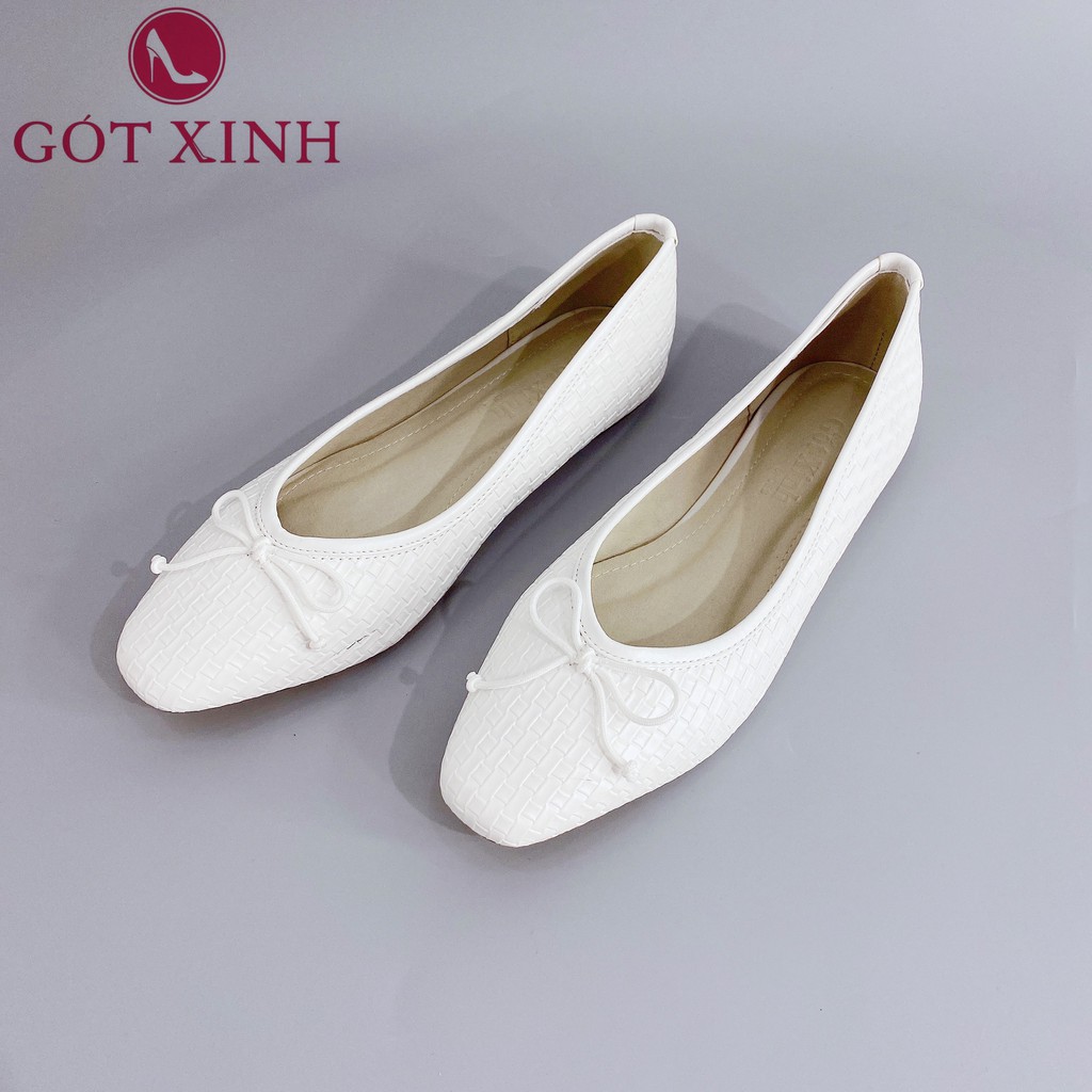 Giày Búp Bê Nơ Gót Xinh GX233 Da Mềm | BigBuy360 - bigbuy360.vn