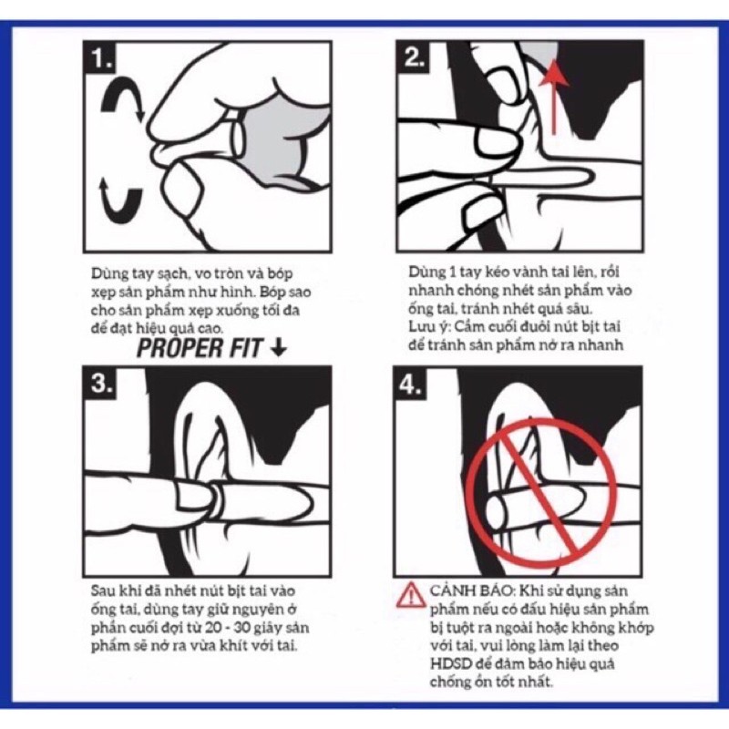 Nút bịt tai chống tiếng ồn MOLDEX của Mỹ [HÌNH THẬT]