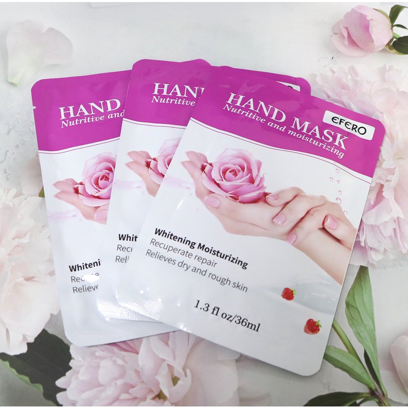 Combo kem dưỡng da tay Hand Cream và 2 mặt nạ dưỡng da tay EFERO giúp da mềm mại, cải thiện làn da xỉn màu SPU220