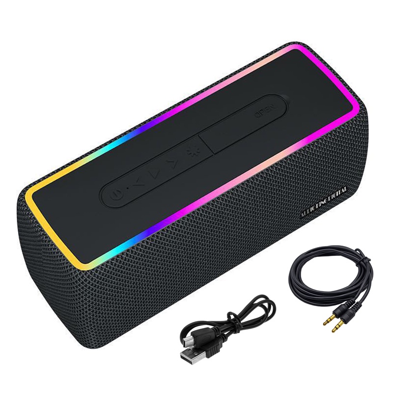 Loa bluetooth công suất lớn 10W không dây âm thanh siêu hay bass khỏe - Tích hợp led RGB Bảo hành 1 đổi 1