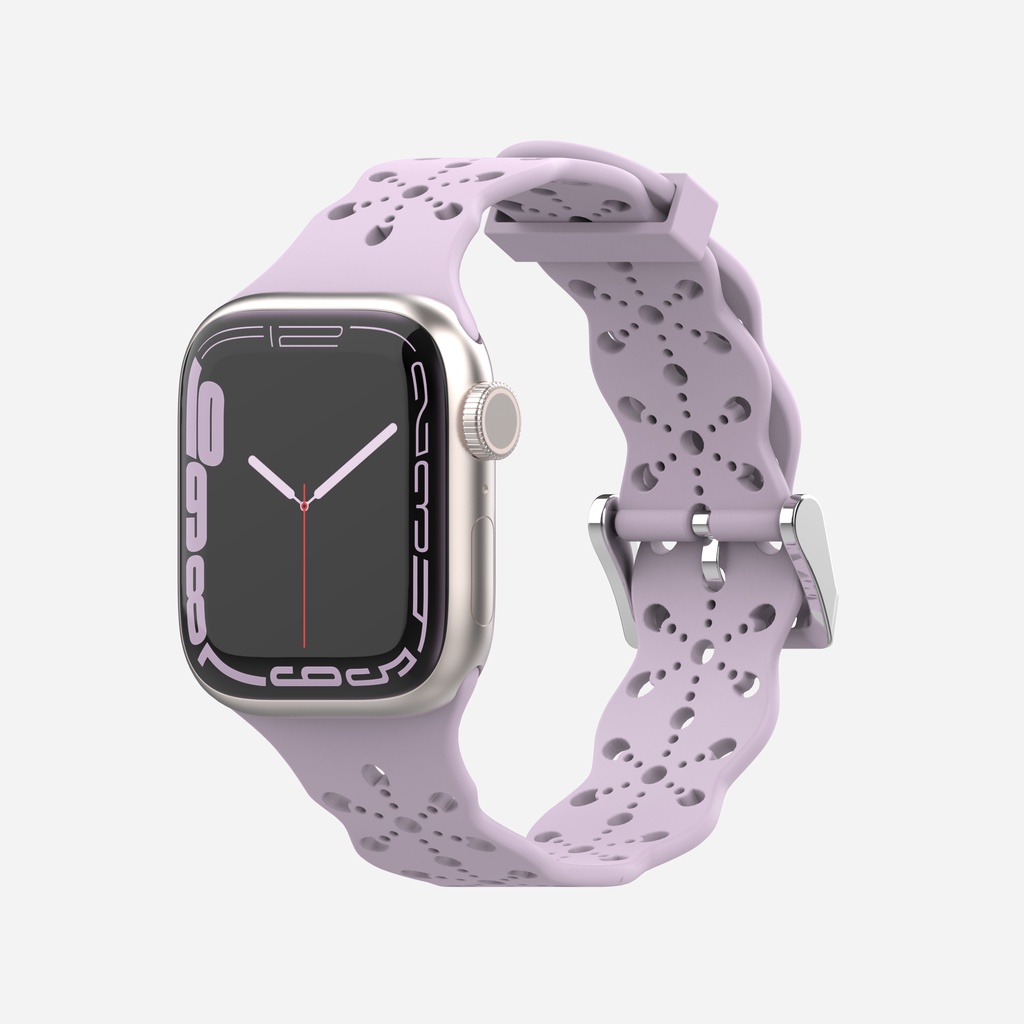 Dây Đeo Silicon Mỏng Kiểu Thể Thao Cho Đồng Hồ Thông Minh Apple Watch IWatch Series 38mm 40mm 42mm 44mm 41mm 45mm