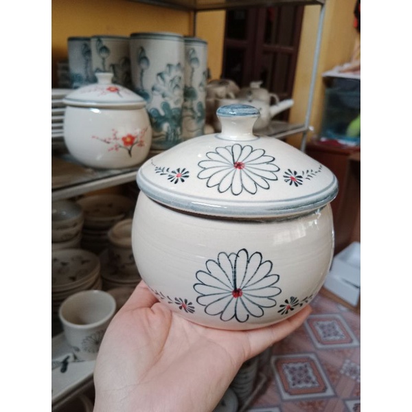 Thố trưng yến,  bát úp mì, cháo, đựng mỡ, muối ...hàng gốm sứ vuốt tay Bát Tràng