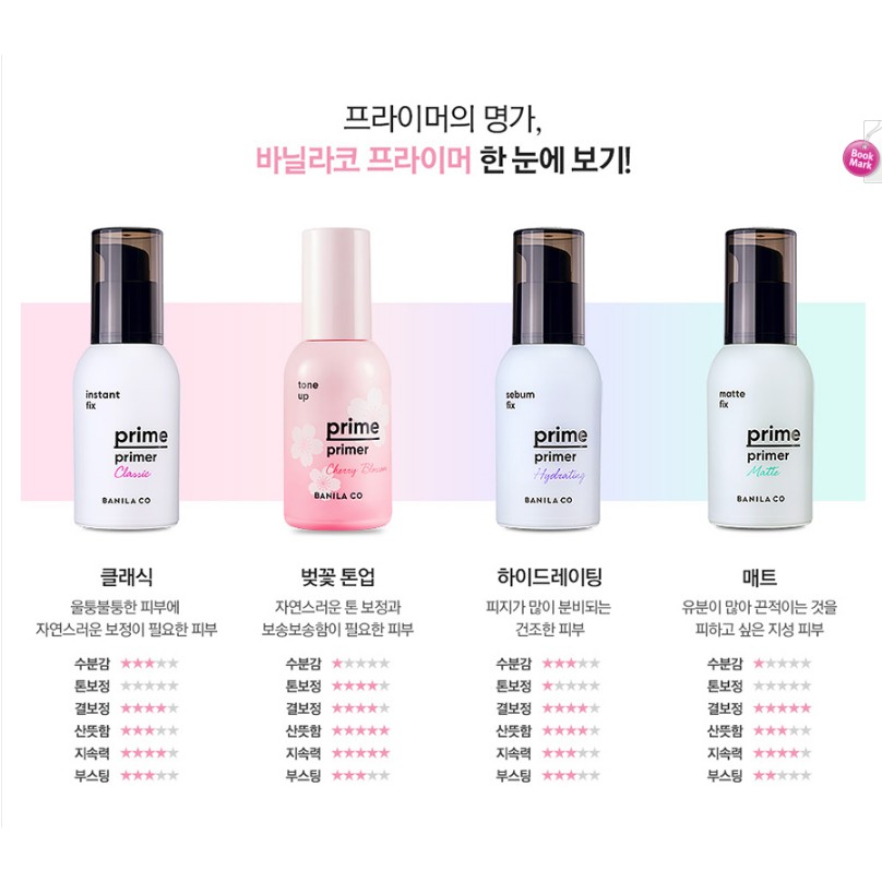 Kem lót trang điểm nâng tone Banila Co Prime Primer Cherry Blossom Tone Up