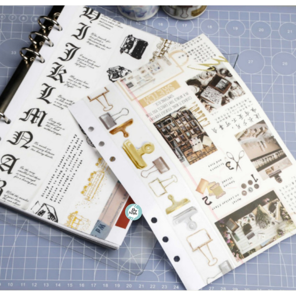 SET GIẤY CHIẾT WASHITAPE STICKER CHO PLANNER