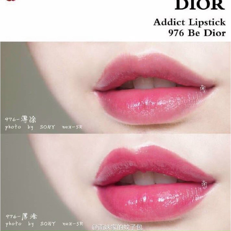 son dưỡng có màu Dior Addict Stellar Shine 976 - hồng sen