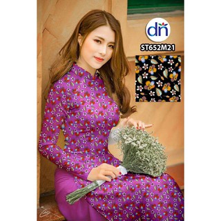 Vải in áo dài 3D
