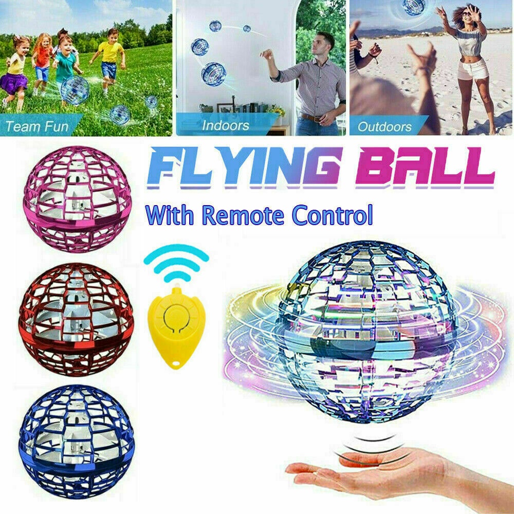 Đồ chơi quả cầu bay UFO có đèn LED
