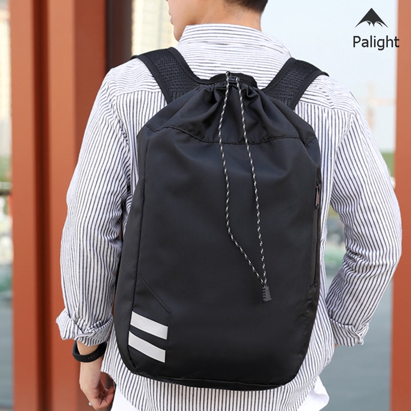 Ba Lô Dây Rút Vải Oxford Chống Thấm Nước Phong Cách Unisex Tiện Dụng