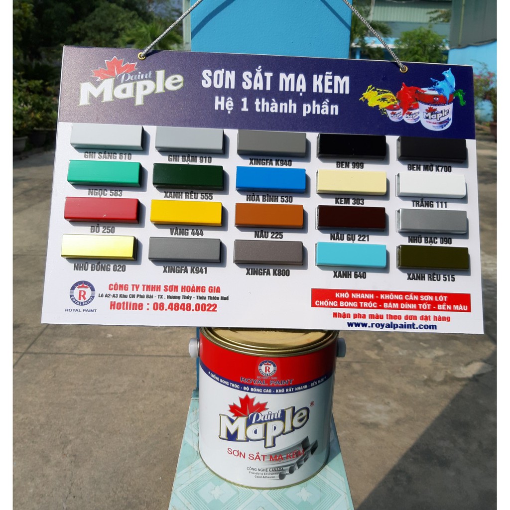 Sơn sắt mạ kẽm Maple 3L - Sơn đa năng