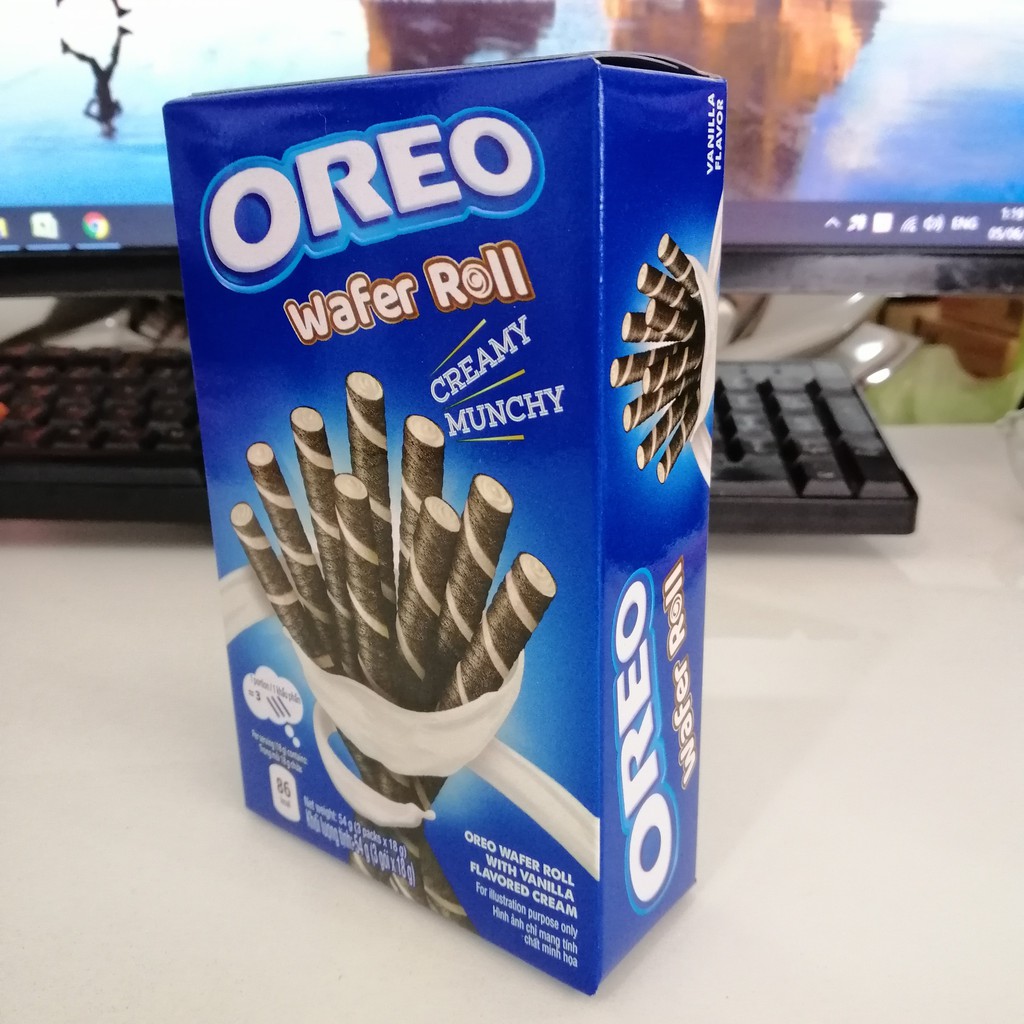 Bánh Quế Oreo Vị Vani Wafer Roll (Hộp 54g)