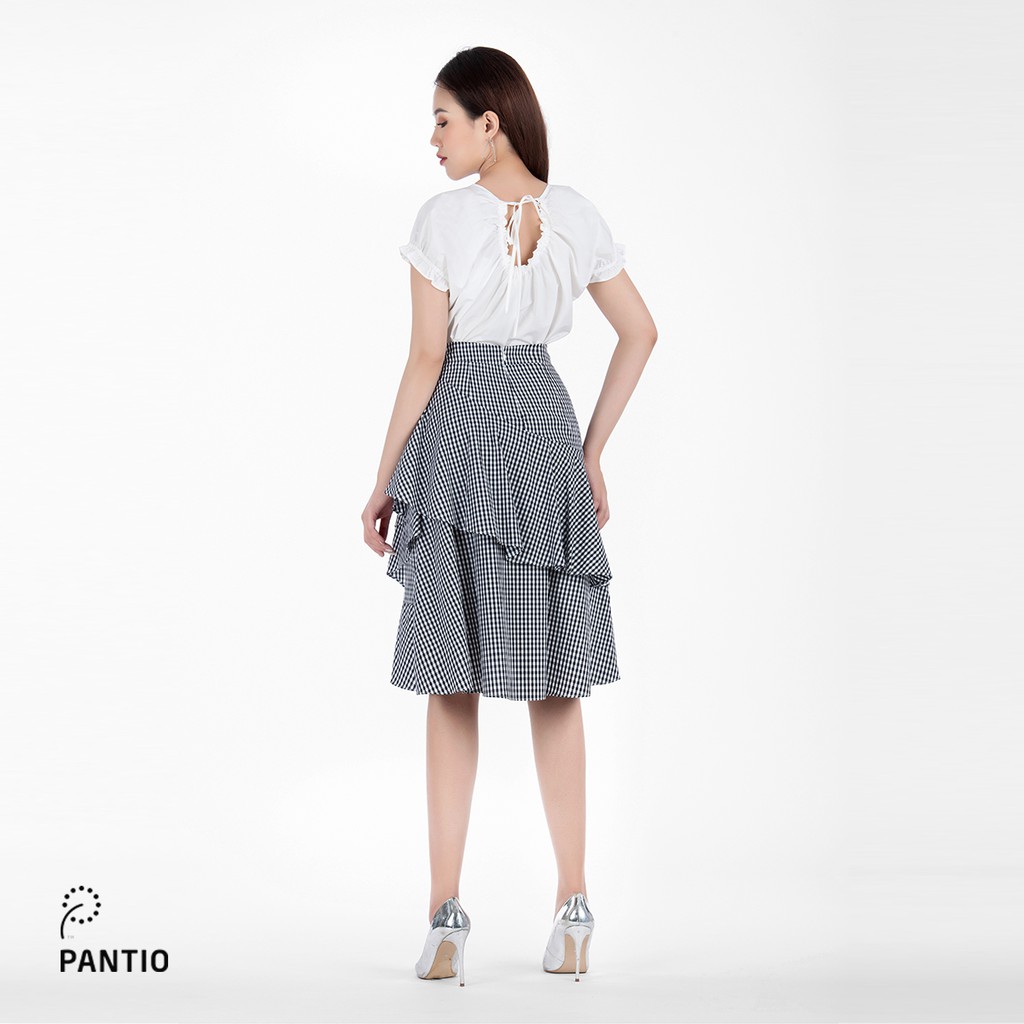 Áo sơ mi chất liệu thô dáng suông FAS32882- PANTIO