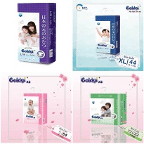 BỈM GOLDGI+/ Goldgi X5 NHẬT DÁN/QUẦN ĐỦ SIZE NB92/S84/Md66/Mq60/Ld56/Lq48/XL44/XXL32