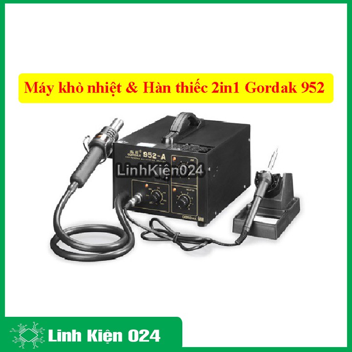 Máy Khò Nhiệt Và Hàn Thiếc 2 in 1 Gordak 952