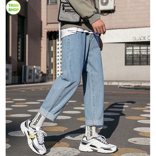 QUẦN JEAN BAGGY NAM BASIC ĐEN TS902