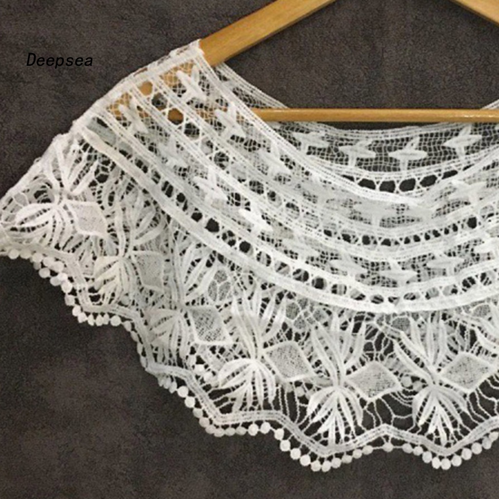 Khăn Choàng Ren Phối Tua Rua Thời Trang Mùa Hè Ngọt Ngào