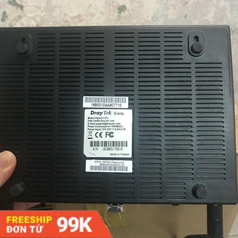 Thiết bị cân bằng tải Draytek vigor 2912FN hàng cũ đẹp, bảo hành 1 tháng | BigBuy360 - bigbuy360.vn