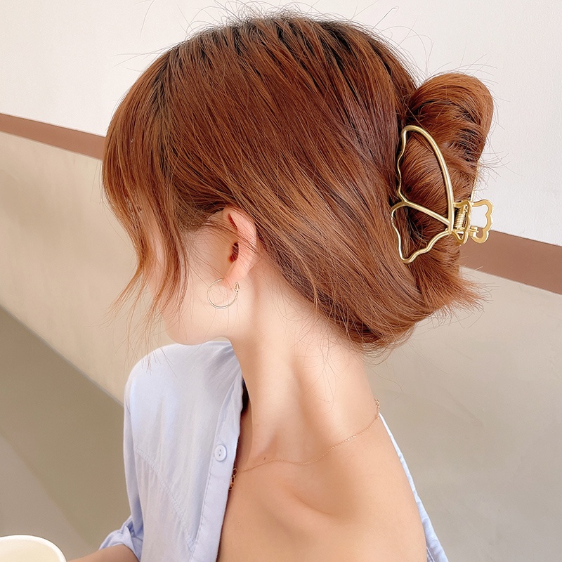 Kẹp Tóc Kim Loại Tinh Tế Thời Trang Hàn Quốc Cho Nữ