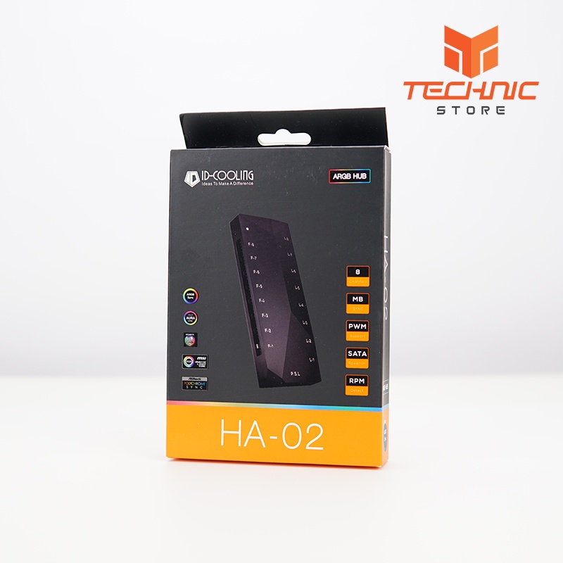 Fan HUB ID-Cooling ARGB HA-02