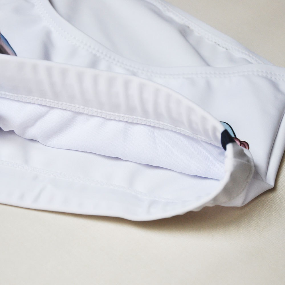 Quần bơi boxer trắng họa tiết hoạt hình cho nam | BigBuy360 - bigbuy360.vn