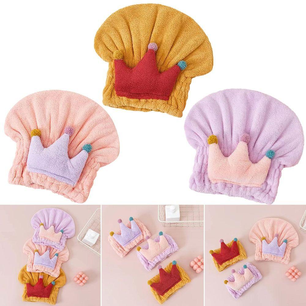 Khăn Lông Cừu San Hô Lau Khô Tóc Hình Hoạt Hình Dễ Thương