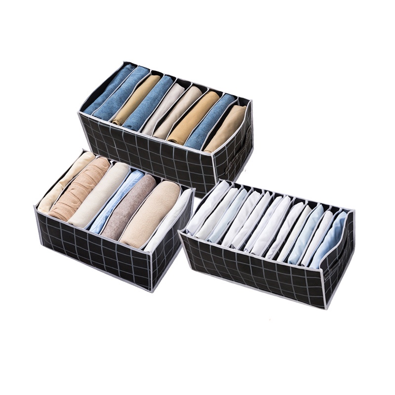 Túi đựng quần áo chia ngăn Hộp xếp đồ lót tiện ích Khay xếp quần áo gọn gàng ngan chia tu quan ao giỏ đựng đồ lót
