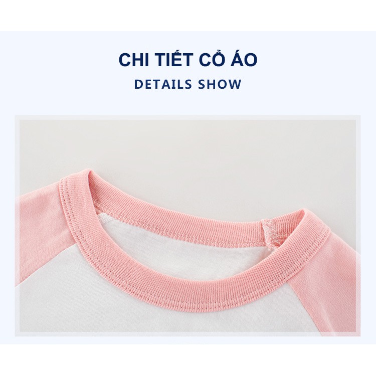 Áo thun bé gái hãng 27KIDS chất cotton mềm mịn AT7