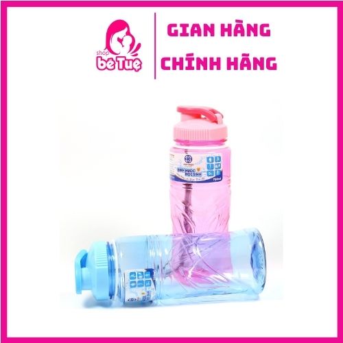 Bình nước học sinh có nắp mở Việt Nhật 550ml