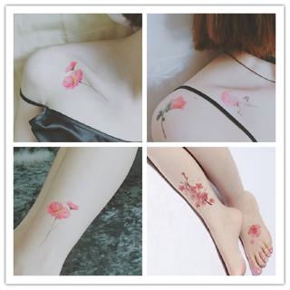 Set 30 hình xăm dán chống thấm nước hình bông hoa xinh xắn cho nữ