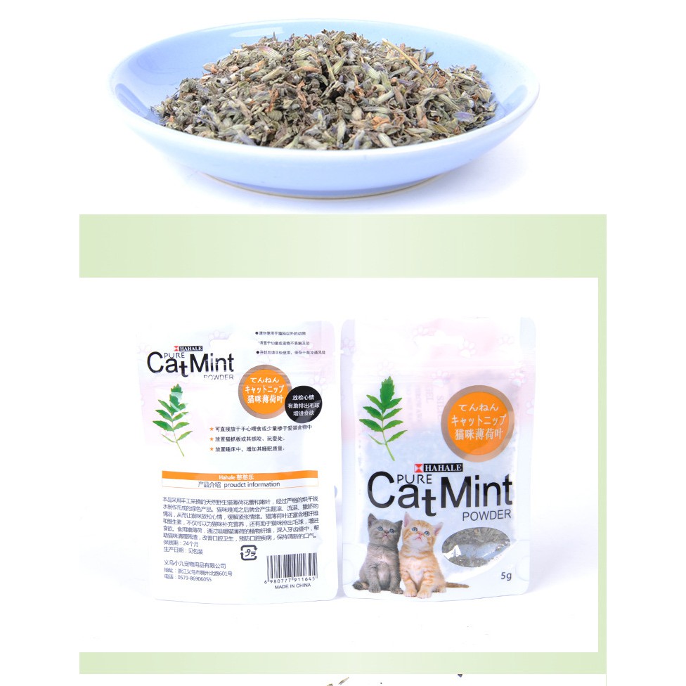 Doremiu- Cỏ mèo khô (3 loại) Cho mèo chơi cỏ catnip phê pha