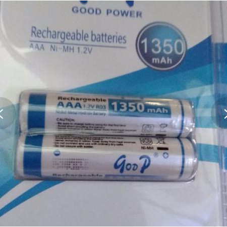 Pin sạc good 1350 mAb AAAx2