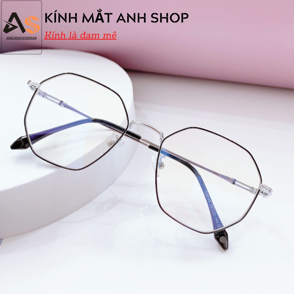 Gọng kính lục giác kim loại chất liệu kim loại 29165