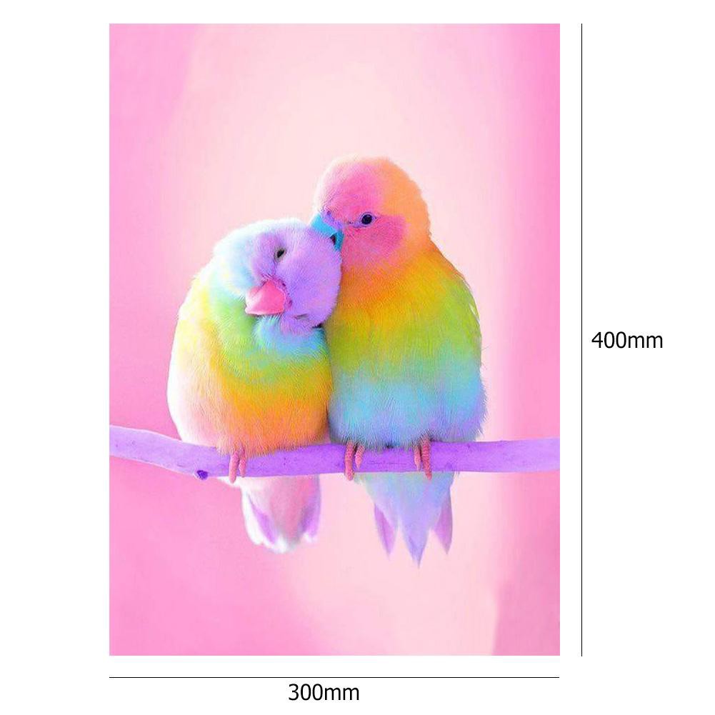 Bộ Tranh Đính Đá 5d Tự Làm Hình Chim Hồng Hạc Độc Đáo