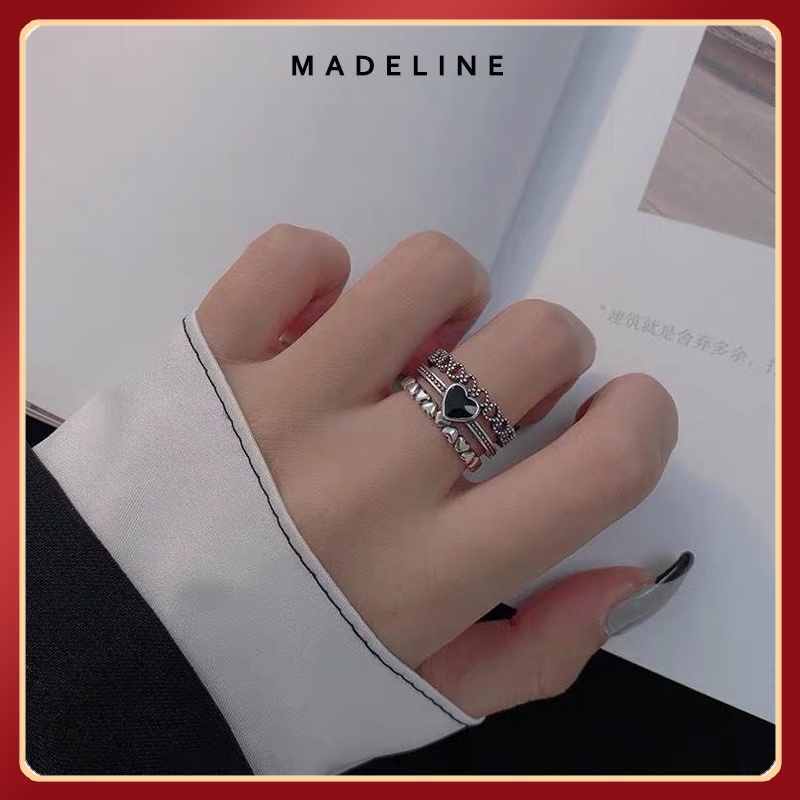 Nhẫn nữ thời trang Madeline N016 kiểu dáng mới lạ độc đáo, phong cách Hàn Quốc