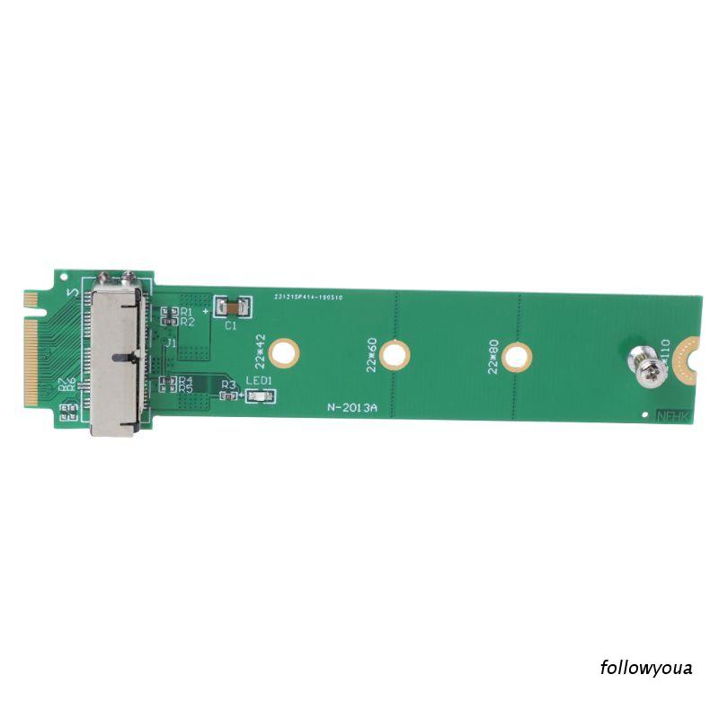 Thẻ Chuyển Đổi PCI-e Cho MacBook Air Pro 12+16 Pins SSD Sang M.2 Key M