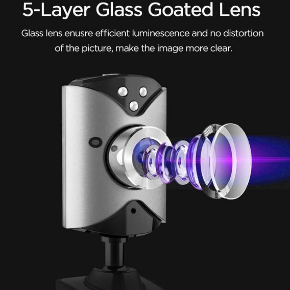 Webcam Ausdom Aw116 + Mic Led Usb 2.0 | BigBuy360 - bigbuy360.vn