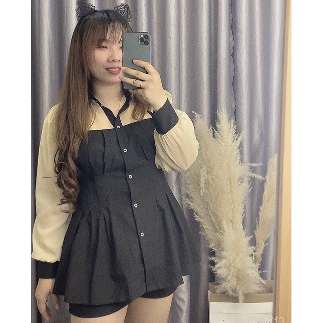 Sét sơ mi tay voan cao cấp hàng bigsize 50-90kg
