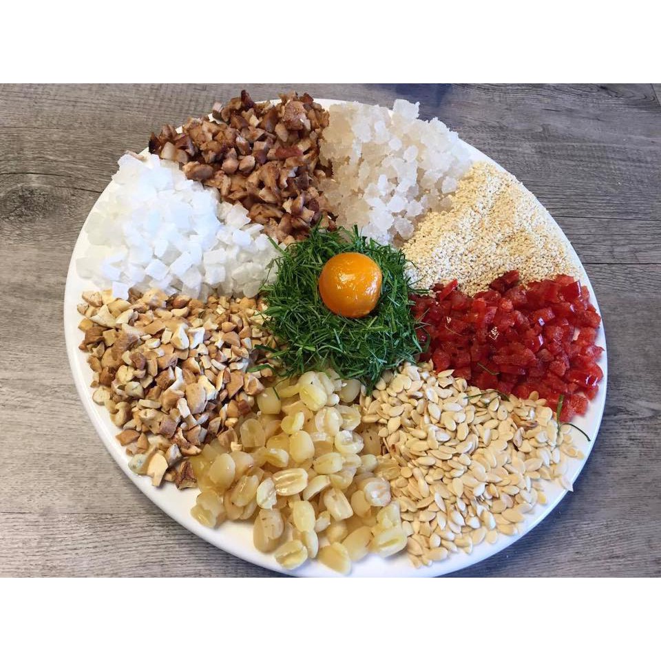 Nhân thập cẩm làm bánh trung thu nhiều loại